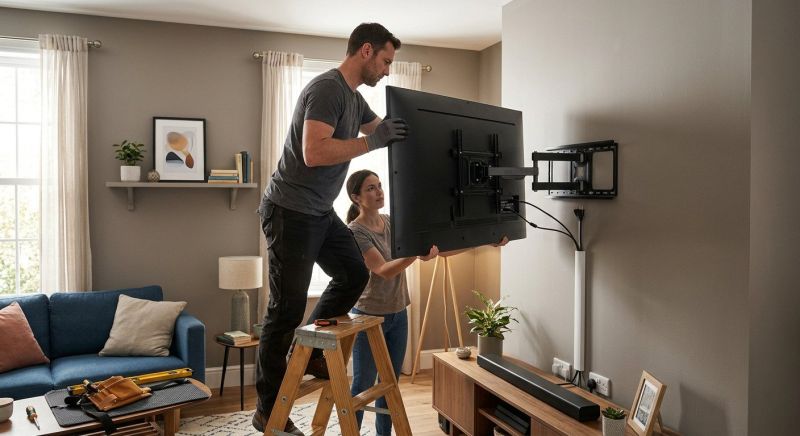 Wall Mount Tv Installation in Conroe, TX